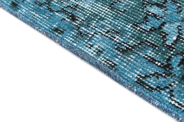 Vloerkleed Ultra Vintage CCL turquoise - wol - 160 x 1 x 272 cm