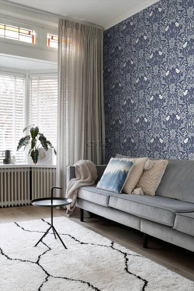 Tapete 139435 Blau - Fleece - 50 x 900 x 50 cm