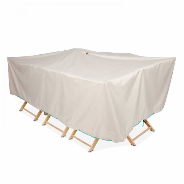 Schutzhülle für Gartentisch Cov Up Grau - Textil - 1 x 60 x 240 cm
