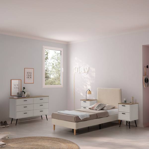 Base rembourrée Niebla 92 x 192 cm