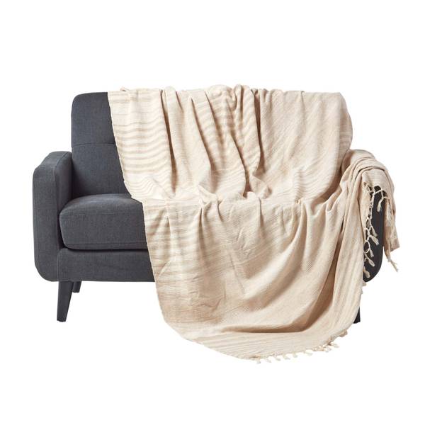 Deken COTCHENTHW beige - 150 x 200 cm