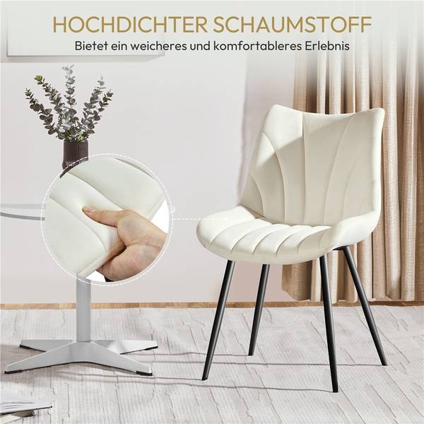 Esszimmerstuhl ARK04 2er Set Beige