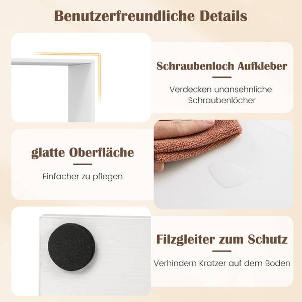 Bücherregal VH34785 Weiß