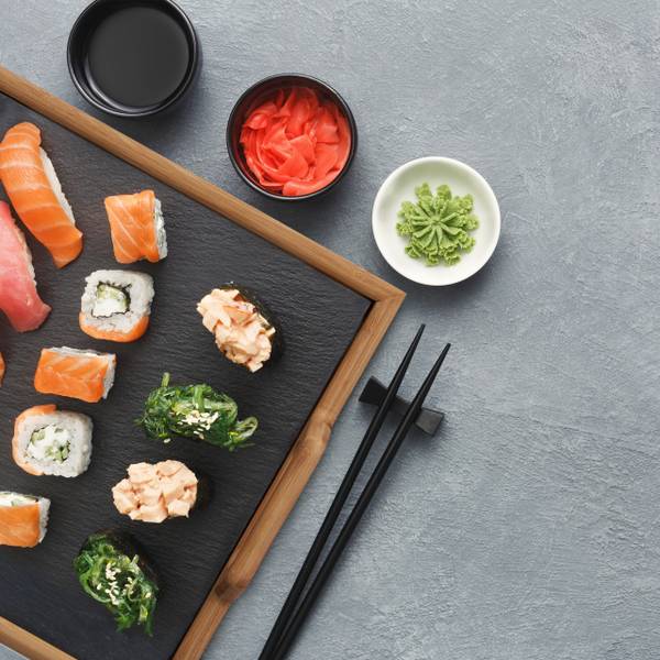 Dienblad met plateau van leisteen Aantal delen in de set: 1