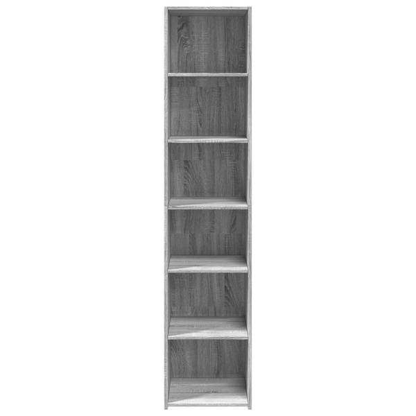 Highboard DE5479 Grau - Holzwerkstoff - 40 x 185 x 41 cm