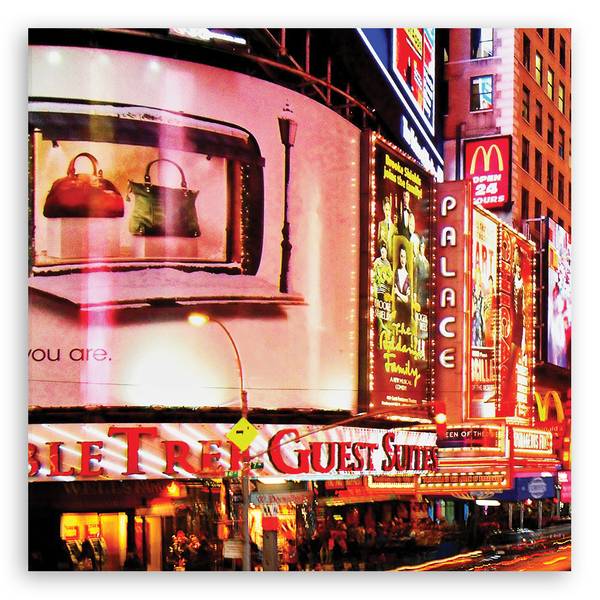 Leinwandbild Städte & Architektur Orange 60 x 60 cm