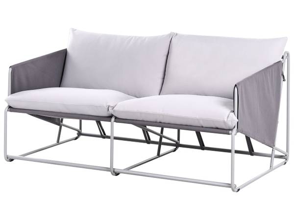Sofa PONTE 5-tlg Grau - Metall - 160 x 88 x 94 cm