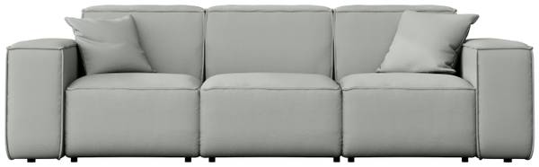 Gartensofa Lorento Hellgrau - Breite: 251 cm