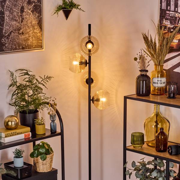 Stehlampe Cesaro Braun - Metall - 31 x 160 x 69 cm