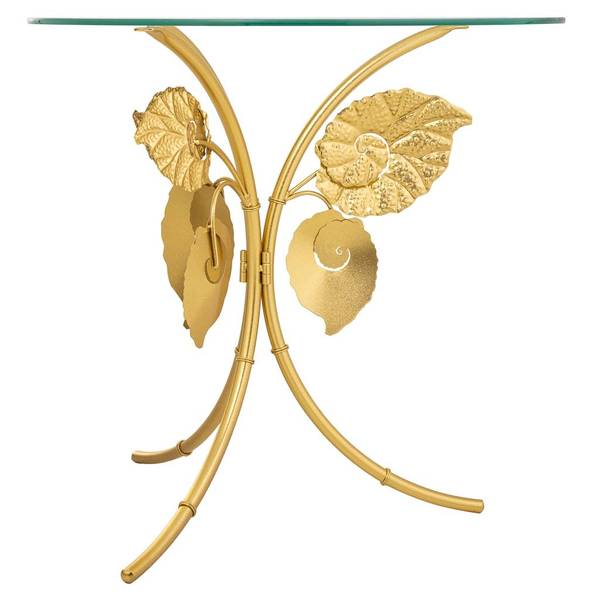 Tisch 4523358720 Gold - Metall - 70 x 70 x 70 cm