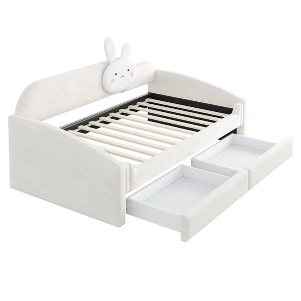 Kindersofa-Bett Metis Ⅱ Beige
