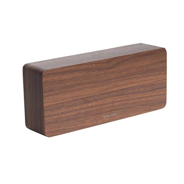 Wecker Tube Braun - Holzwerkstoff - 21 x 9 x 5 cm
