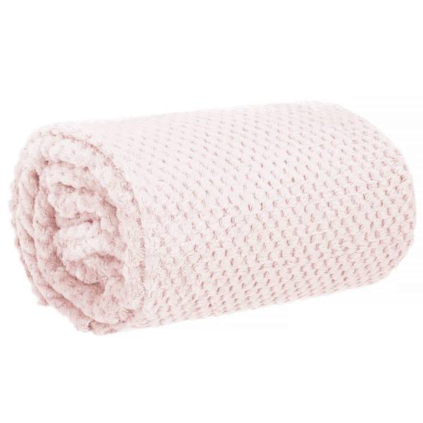 Kuscheldecke 200 x 220 cm Flauschige Pink - Textil - 200 x 220 x 2 cm
