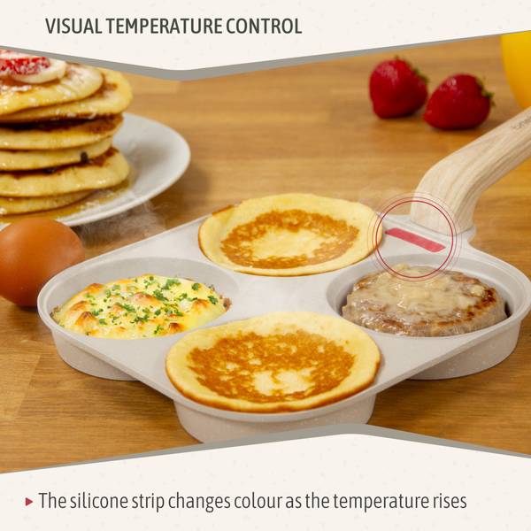 Spiegeleipfanne Pancake FPE1176 Weiß - Aluminium - 21 x 3 x 21 cm