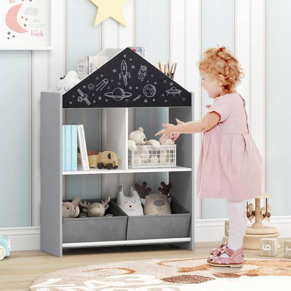Bücherregal FB32311 Grau - Holzwerkstoff - 27 x 90 x 63 cm