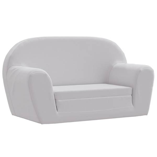 Kindersessel Y Grau - Textil - 84 x 45 x 34 cm