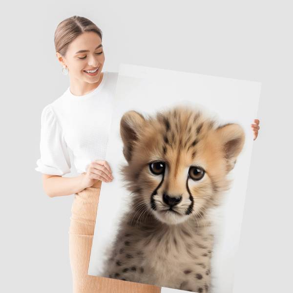 Poster für Kinder Wildtiere 3er Set 21 x 30 x 30 cm