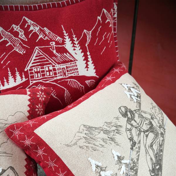 Kissen  ZIBRA 366 Grau - Textil - 45 x 1 x 1 cm