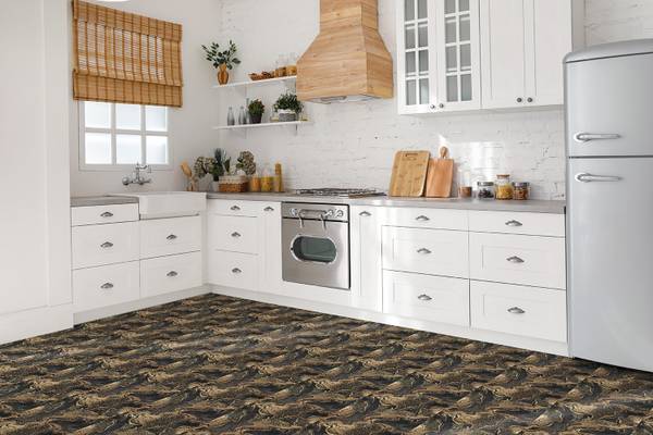Vinyl Tegels Zand 9 stuks polyester-PVC - 30 x 30 x 0 cm