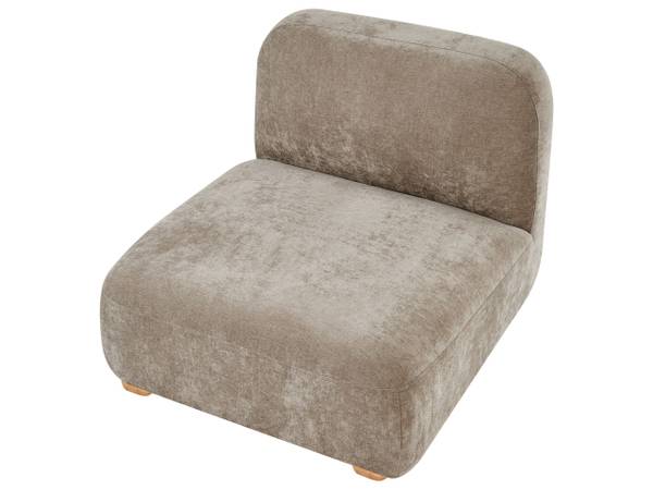 Sofaelement AMLI Beige - Braun - Durchmesser: 87 cm