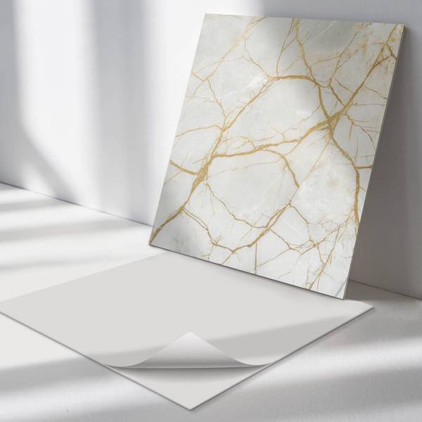 Fliesen Edel Marmor Optik 4er Set 50 x 50 cm
