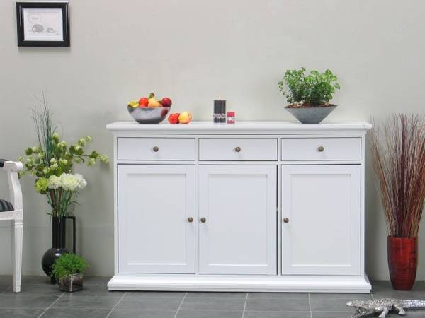 Sideboard Venedig Cremeweiß - Weiß
