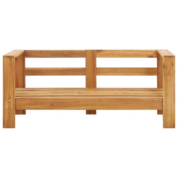 Gartenbank 3007925-8 Grau - Akazie - 140 x 60 x 65 cm