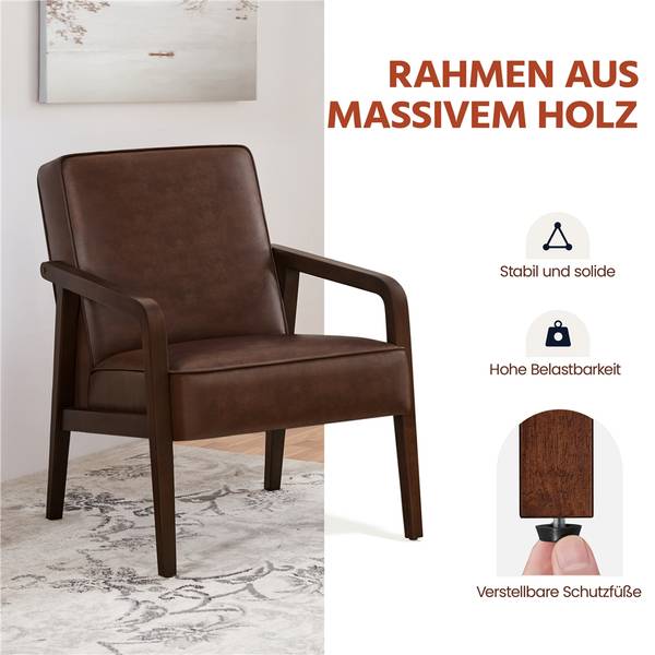 Sessel ARL71 Dunkelbraun