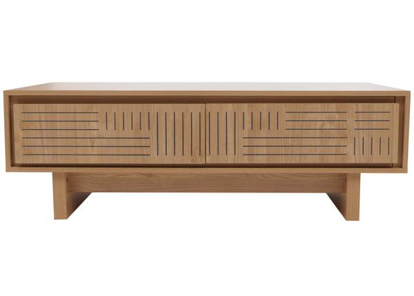 Couchtisch O33 Beige - Holzwerkstoff - Holz teilmassiv - 120 x 40 x 60 cm
