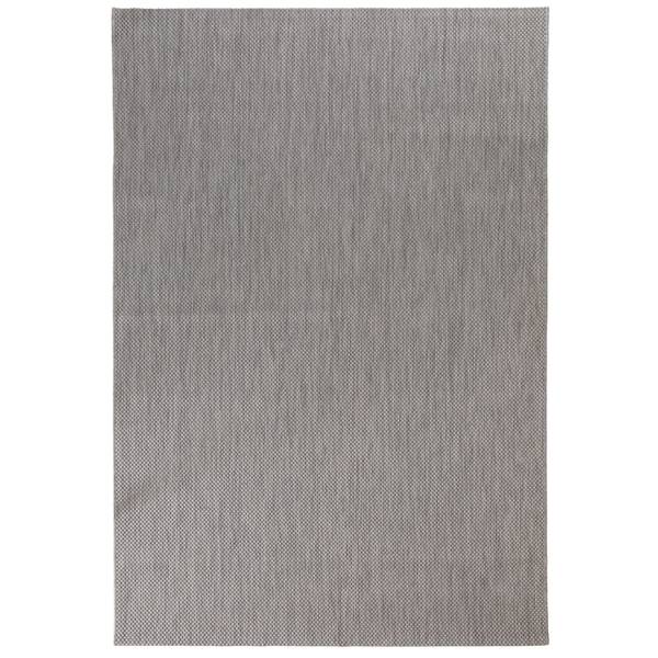 Outdoorteppich Melbu Grau - Polypropylen - 160 x 230 cm