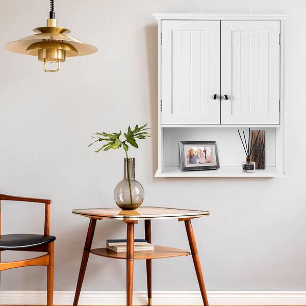 Wandschrank Hängeschrank Weiß - Holzwerkstoff - 19 x 71 x 60 cm