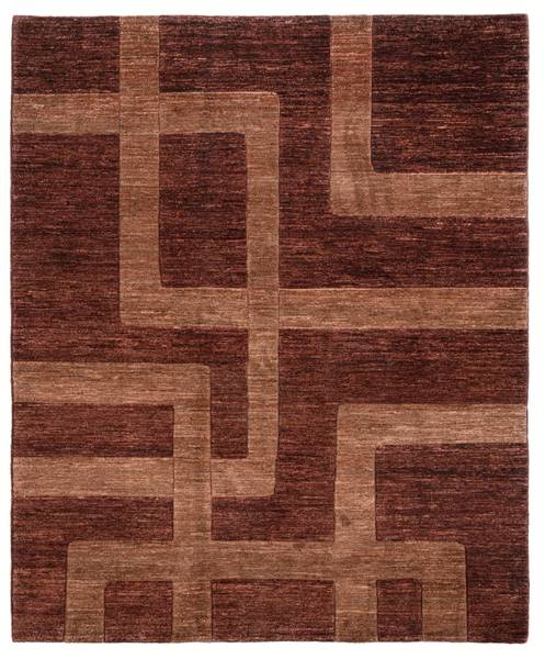 Tapis Juma XXXVIII Marron - Laine - 201 x 2 x 244 cm
