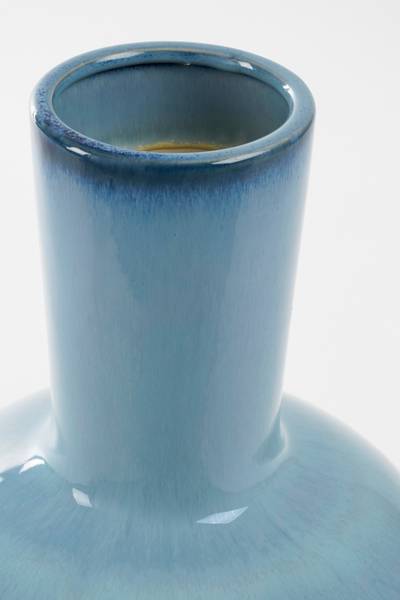 Vase Holm Blau - Keramik - 29 x 42 x 29 cm