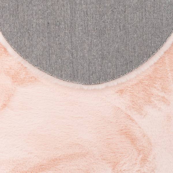 Luxus Super Soft Fellteppich Plush Shape Pink - Textil - 55 x 3 x 80 cm