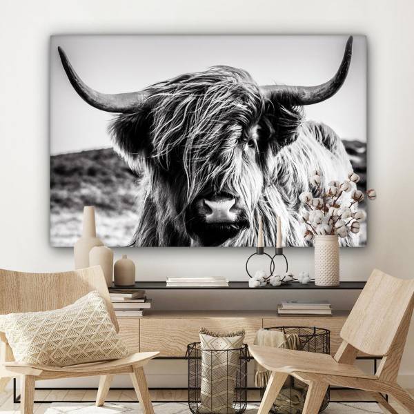 LEINWANDBILD Kuh 120 x 80 cm