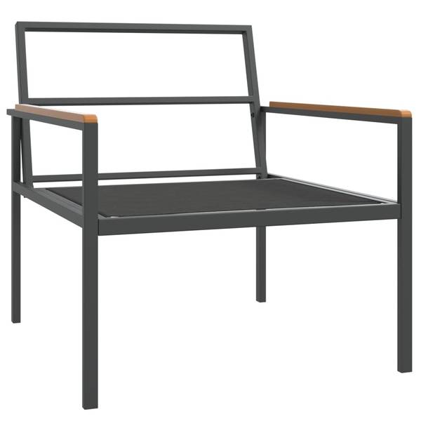4-tlg. Garten-Lounge-Set XT2459 Grau - Kunststoff