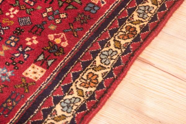Orientteppich Nomadic Rot - Wolle - 92 x 1 x 278 cm