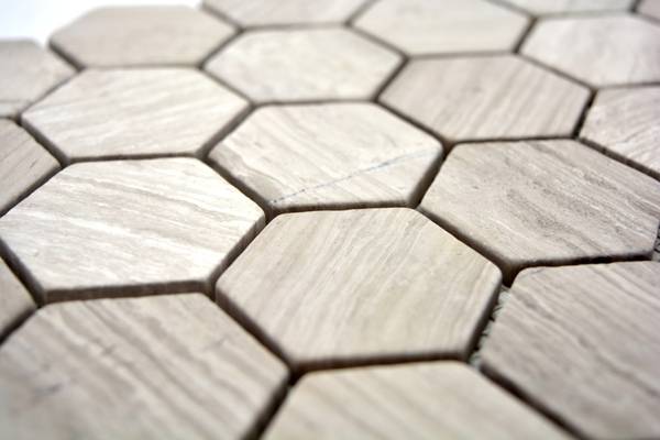 Mosaikfliesen 44-1205 Grau - Stein - 31 x 30 x 30 cm