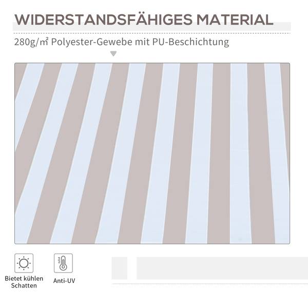 Markise 840-150V01BG Kunststoff - 245 x 150 x 295 cm