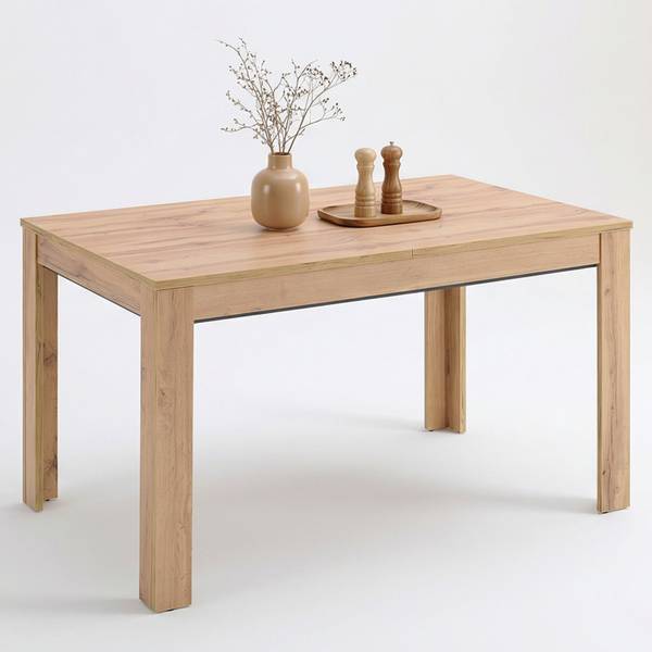 Esstisch 3195 Braun - ABS - Holzverbundwerkstoff - 135 x 77 x 86 cm