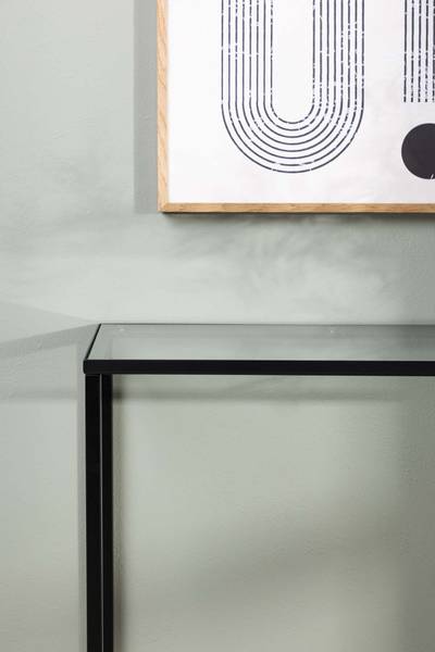 Sidetable Dipp zwart - staal - 30 x 75 x 100 cm