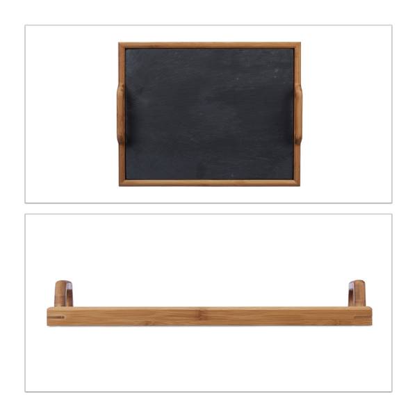 Dienblad met plateau van leisteen Aantal delen in de set: 1