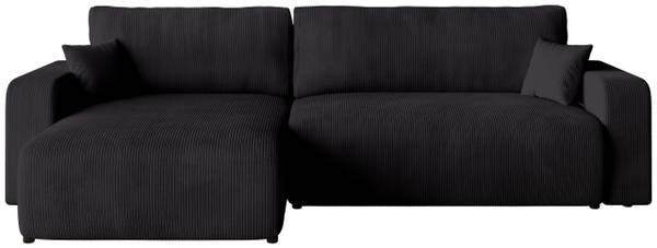 Ecksofa mit Schlaffunktion PUMI XL Schwarz