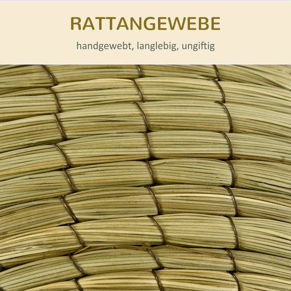 Katzenhaus D30-106V00YL Gelb - Textil - 105 x 182 x 105 cm