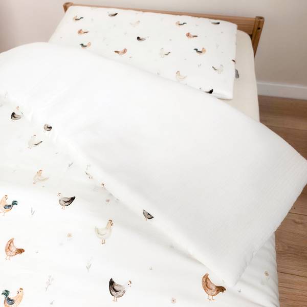 Bettset Gallina 2 teilig Beige - Textil - 100 x 6 x 140 cm