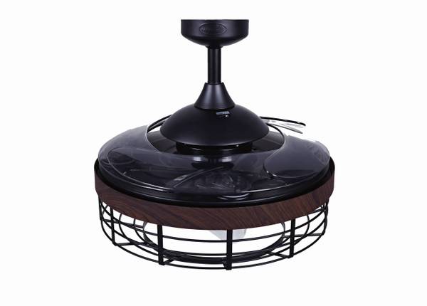 Deckenventilator Montclair Schwarz - Metall - 121 x 45 x 121 cm