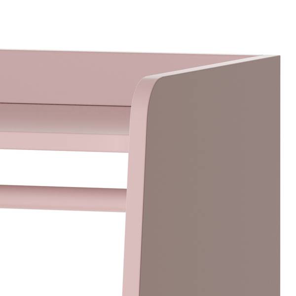 Portant à vêtements pour enfants Vestnes Rose foncé - Blanc - Bois manufacturé - 80 x 90 x 38 cm