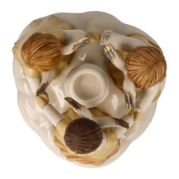 Engel Himmlischer Reigen Beige - Porzellan - 19 x 18 x 19 cm