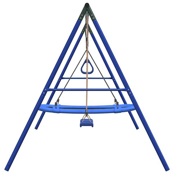 Schaukel 3283616 Blau - Stahl - Polypropylen - Polyethylen - 185 x 185 x 341 cm