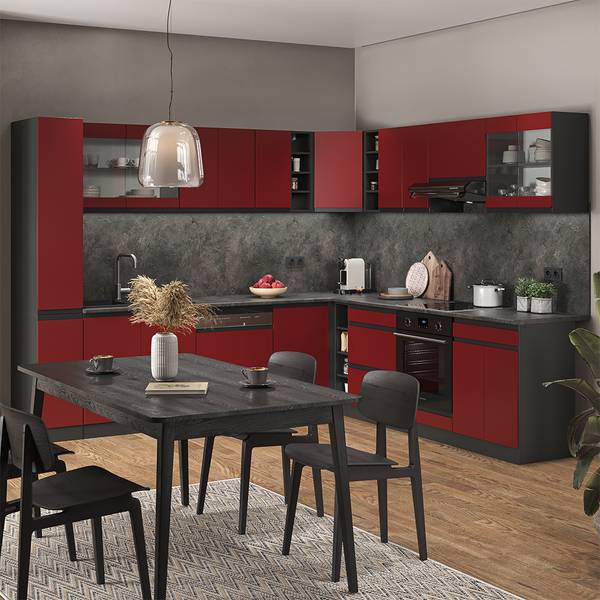 Keukenfront R-Line 39468 rood